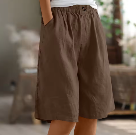 Erin | Pantaloni Corti Casual in Cotone Traspirante