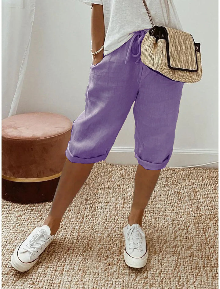 Nerina | Eleganti Pantaloni in Stile Hawaiano