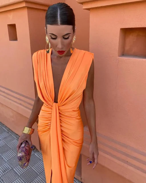 Moriah - Elegante Abito Plissettato