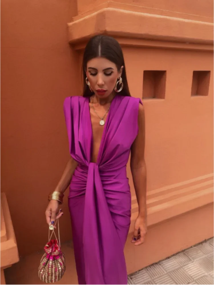 Moriah - Elegante Abito Plissettato