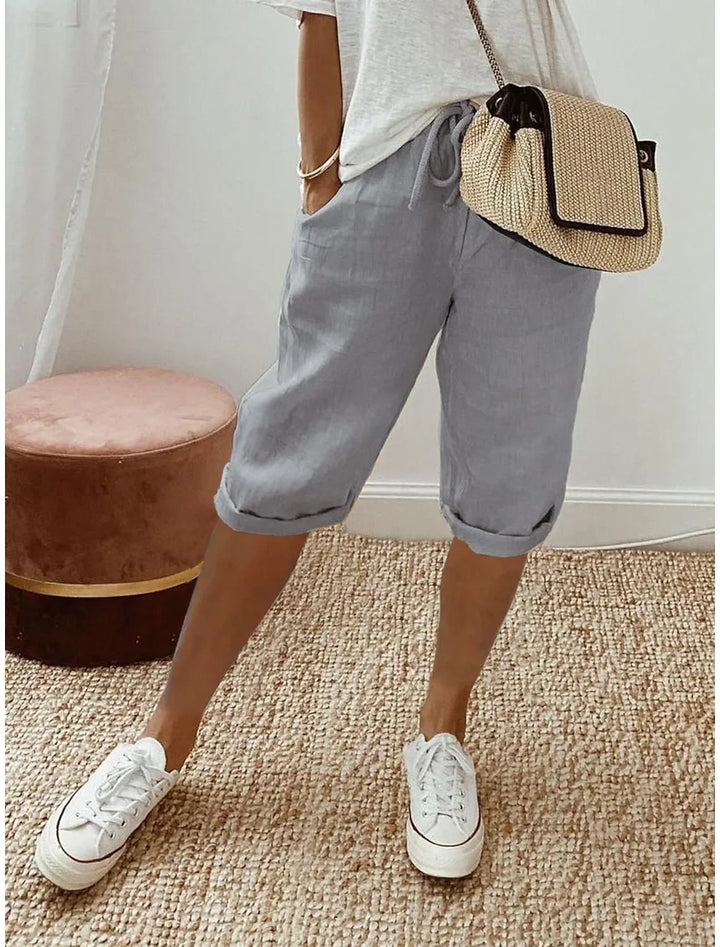 Nerina | Eleganti Pantaloni in Stile Hawaiano