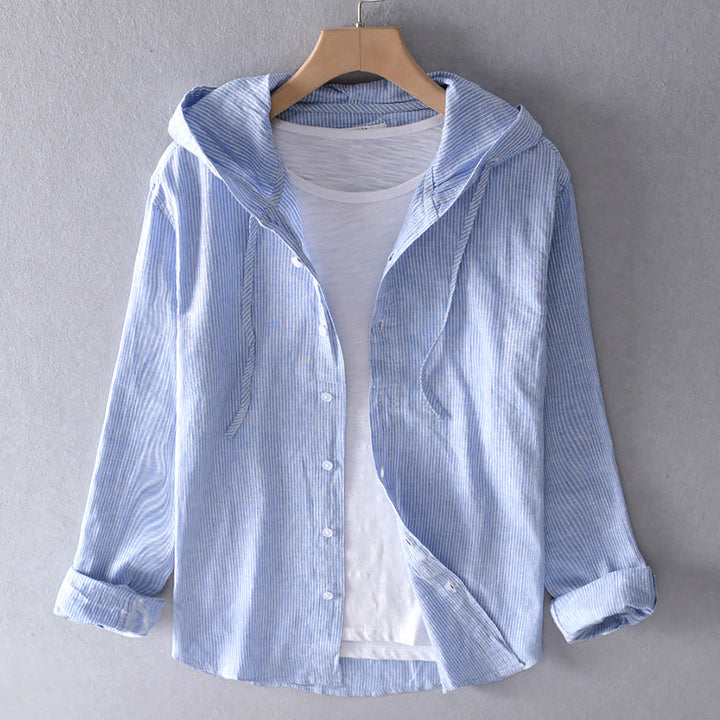 VIRGINIA | CAMICETTA LEGGERA CON CAPPUCCIO CASUAL E VERSATILE