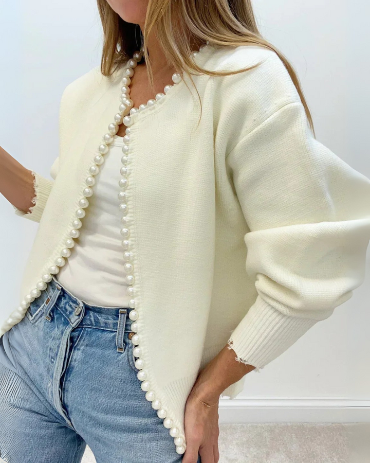 Kalina | Cardigan Chic in Perle
