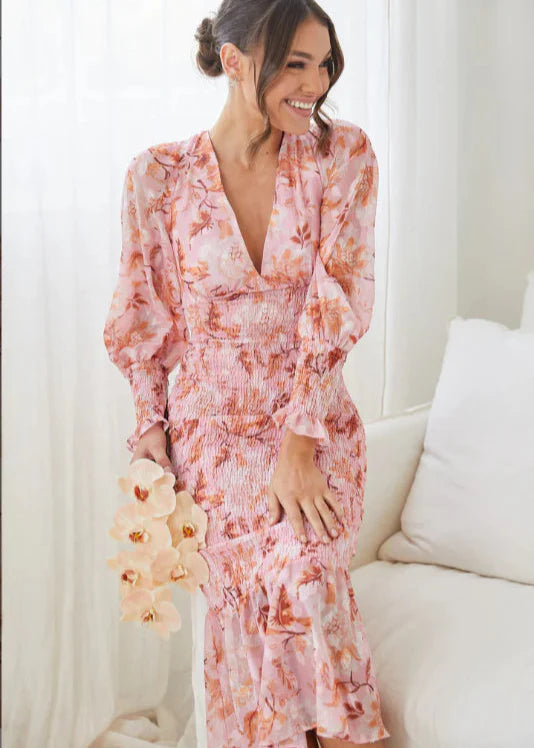 Brenda - Abito floreale elegante e chic