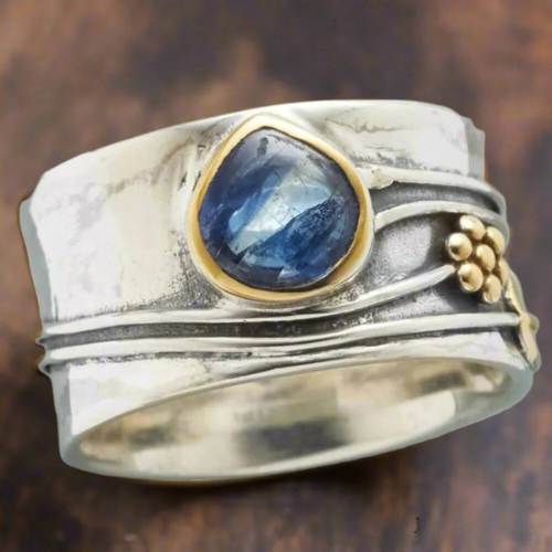 Bree - Anello di Meditazione in Pietra Preziosa Bohemien