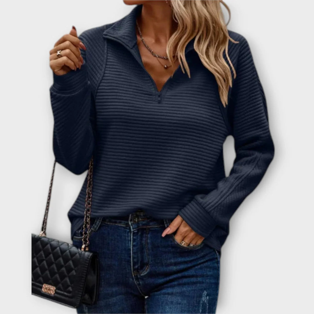 Seren – Pullover con Mezza Zip