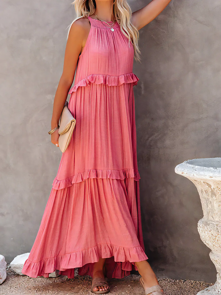Elsie | Abito Maxi con Volant