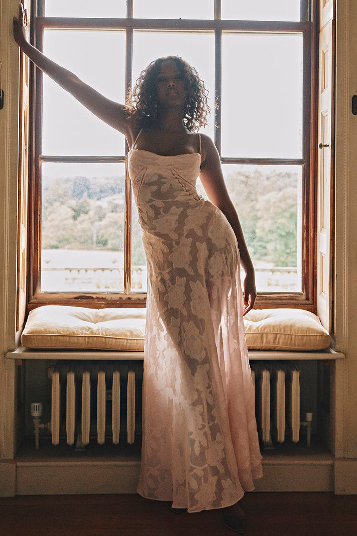 Paulette™ - Elegante abito lungo con corsetto