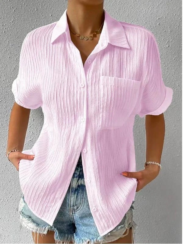 ZAHRINA E CLASSICA BLOUSE CON COLLO
