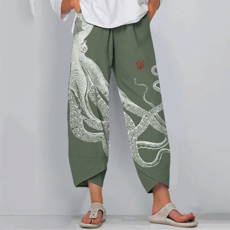 Olivia | Pantaloni Tentacoli Inkwave