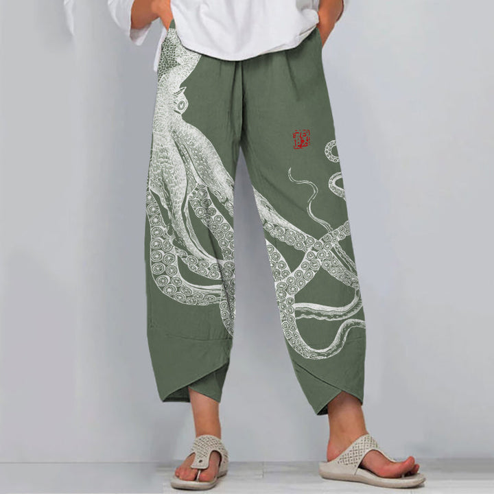 Kamila | Pantalone Stampato Relaxed