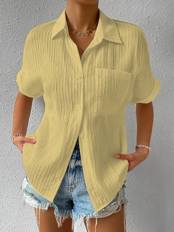 ZAHRINA E CLASSICA BLOUSE CON COLLO