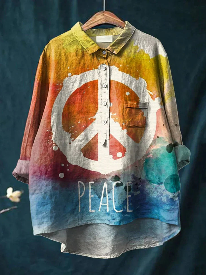 Maglietta Art Hippie della Pace