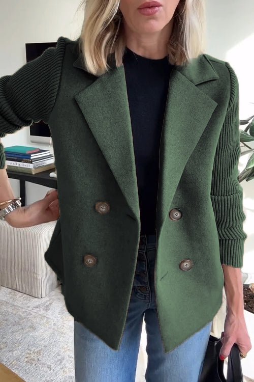Amora - Giacca Elegante con Maniche in Maglia