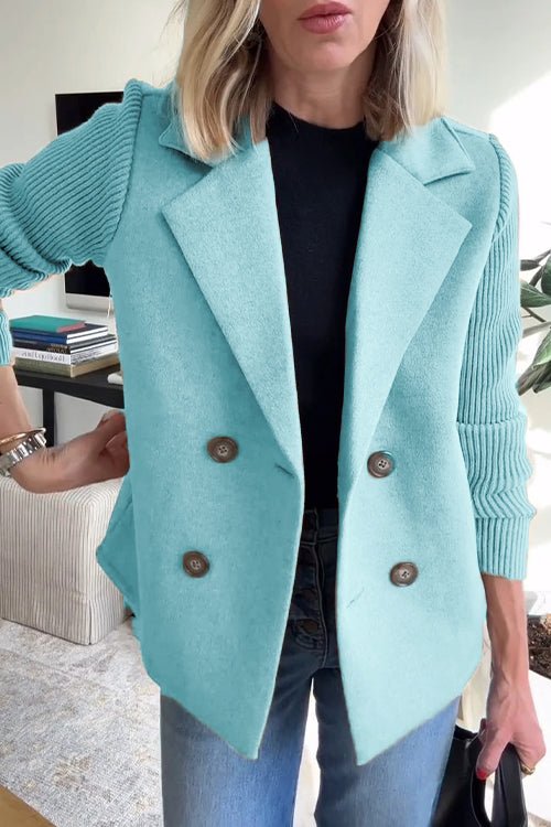 Amora - Giacca Elegante con Maniche in Maglia