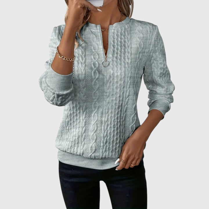 Josine - Maglione Elegante con Zip