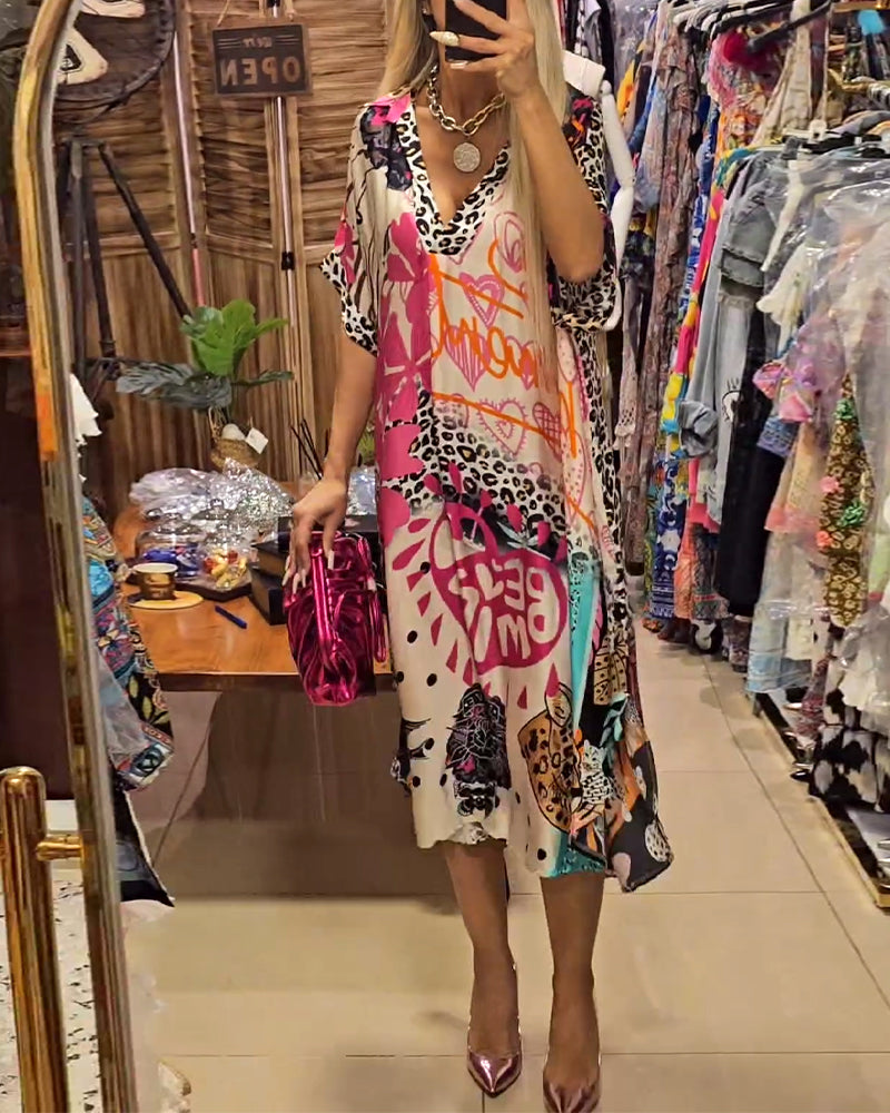 MAURA | ABITO CASUAL CON SCOLLO A V