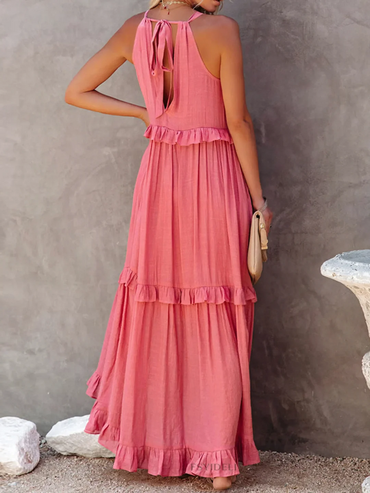 Elsie | Abito Maxi con Volant