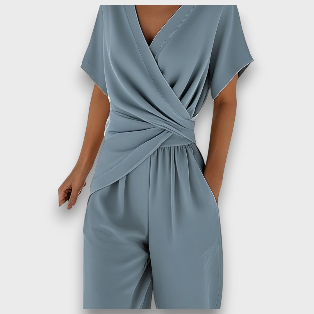 Celira – Jumpsuit estivo con effetto incrociato