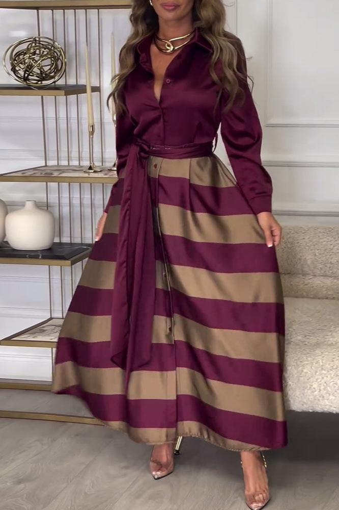 Emma - Abito Elegante a Righe