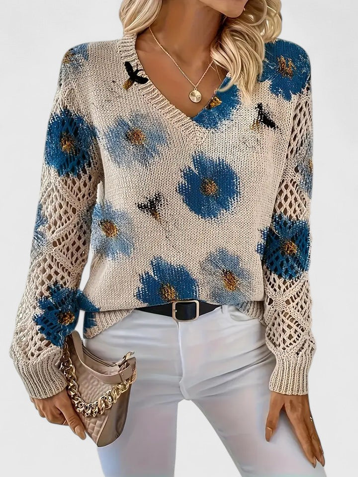Kaiti | Elegante Maglione Floreale