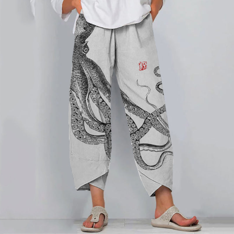 Olivia | Pantaloni Tentacoli Inkwave