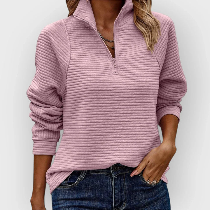 Seren – Pullover con Mezza Zip