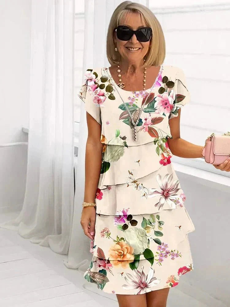 Amabel – Abito Midi Boho Stampato
