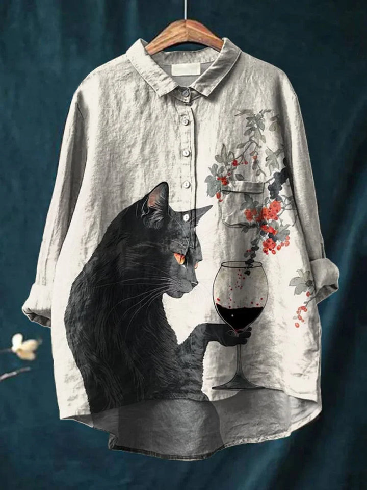 Uluru | Maglietta d'Arte con Gatto
