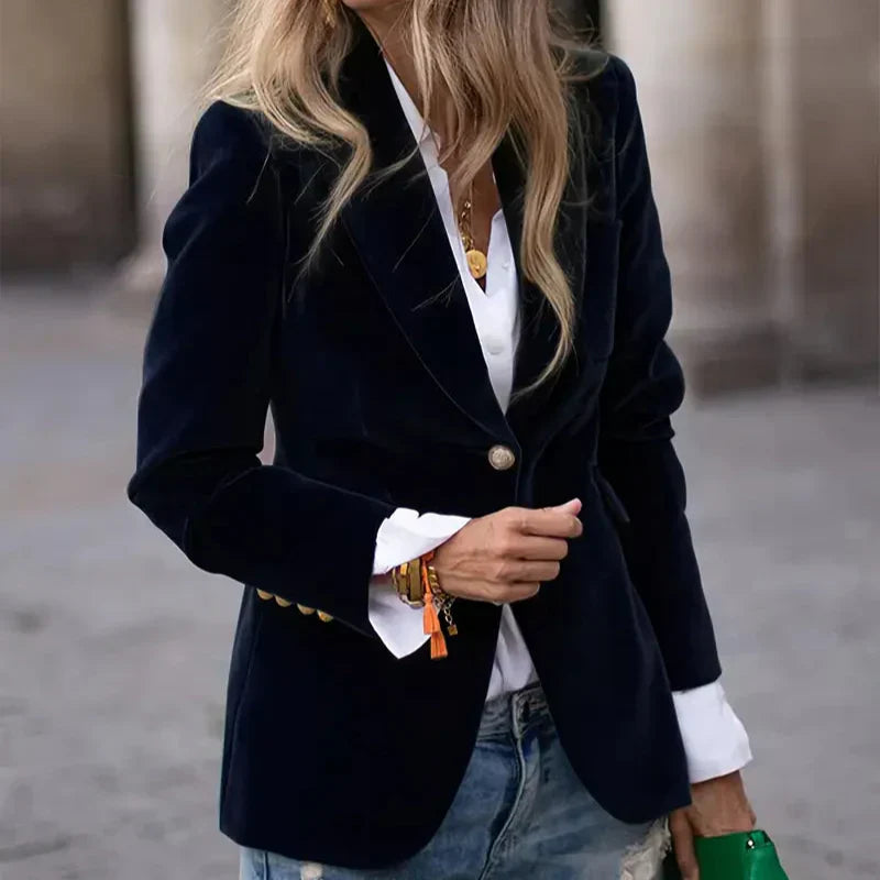 Savannah™ - Blazer Elegante in Velluto