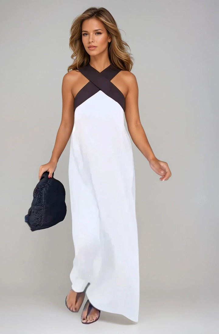 Nyra – Abito Maxi con Scollo Halter