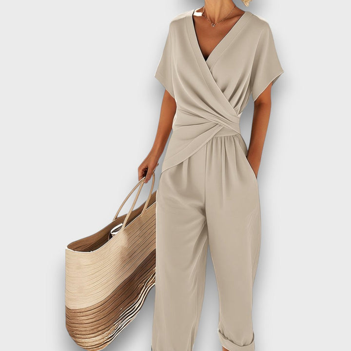 Celira – Jumpsuit estivo con effetto incrociato