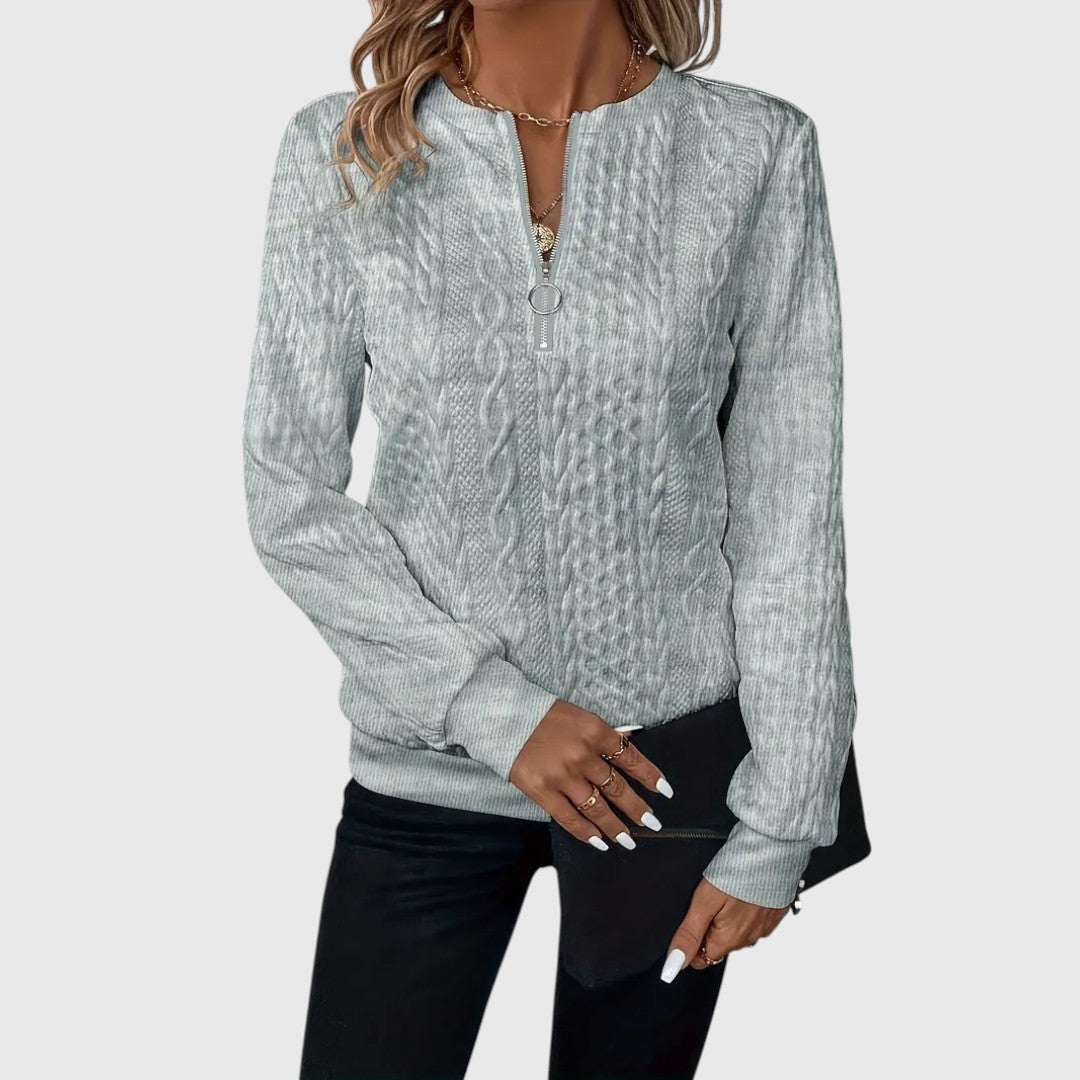 Josine - Maglione Elegante con Zip