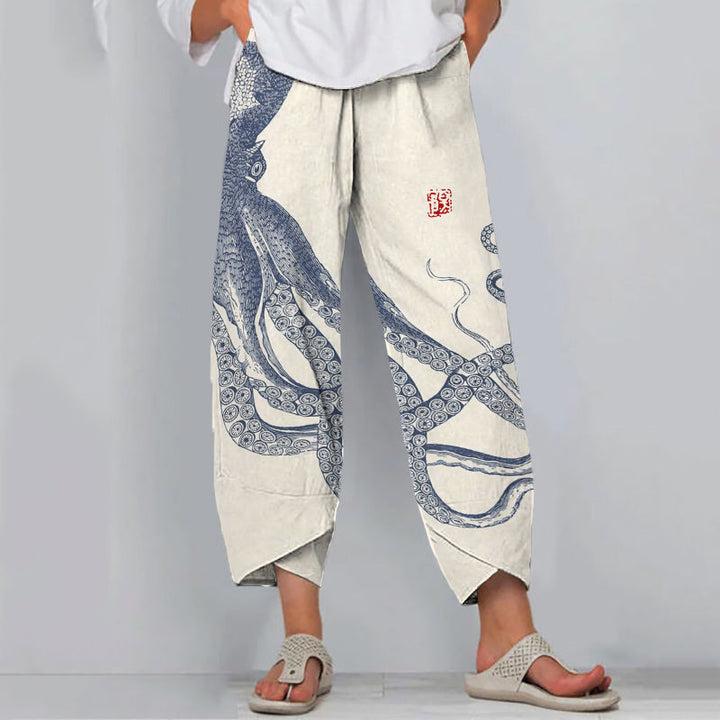 Olivia | Pantaloni Tentacoli Inkwave