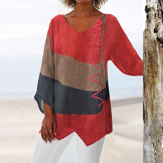 Lina™ - Blusa a Manica Lunga Confortevole per Tutti i Giorni