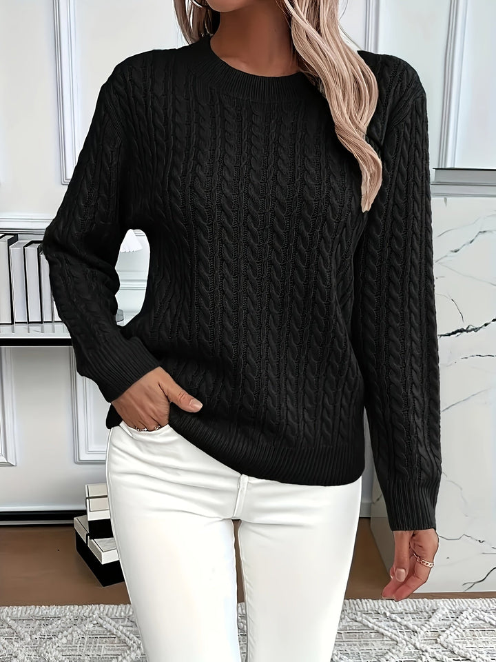 Antonella - Maglione Casual a Girocollo Comodo