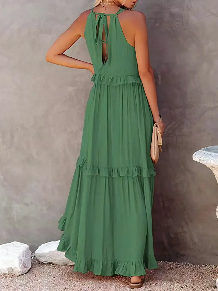 Elsie | Abito Maxi con Volant