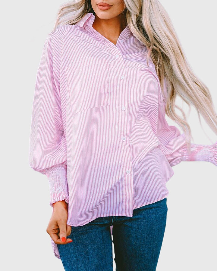 Blaine - Camicia a Strisce Oversize
