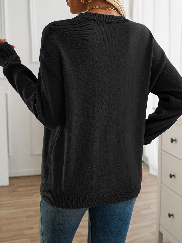 Elisabeth – Maglione Girocollo a Maniche Lunghe