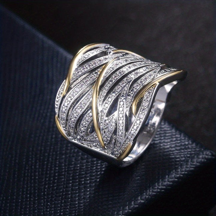 Anello Torciglione Multistrato Elegante