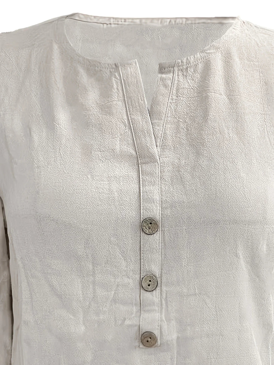 Mykaela – Blusa Casual in Cotone e Lino