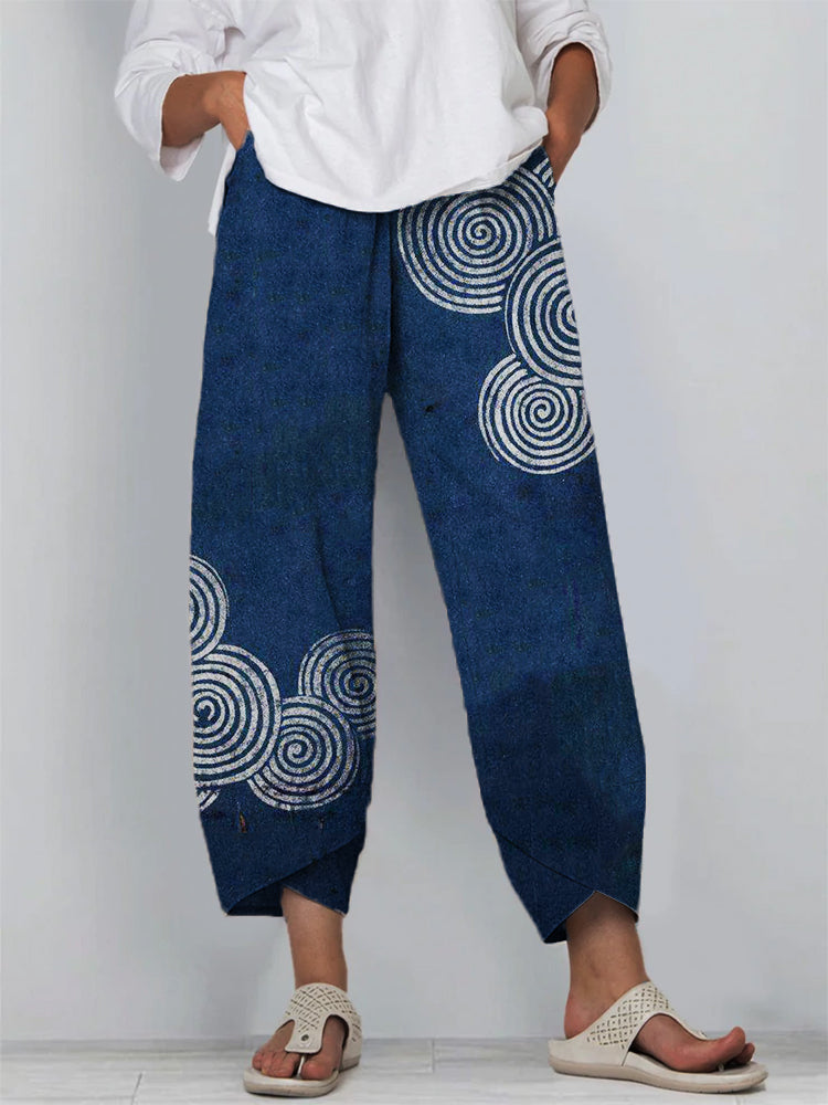 Mara | Pantaloni Stampati Relaxed