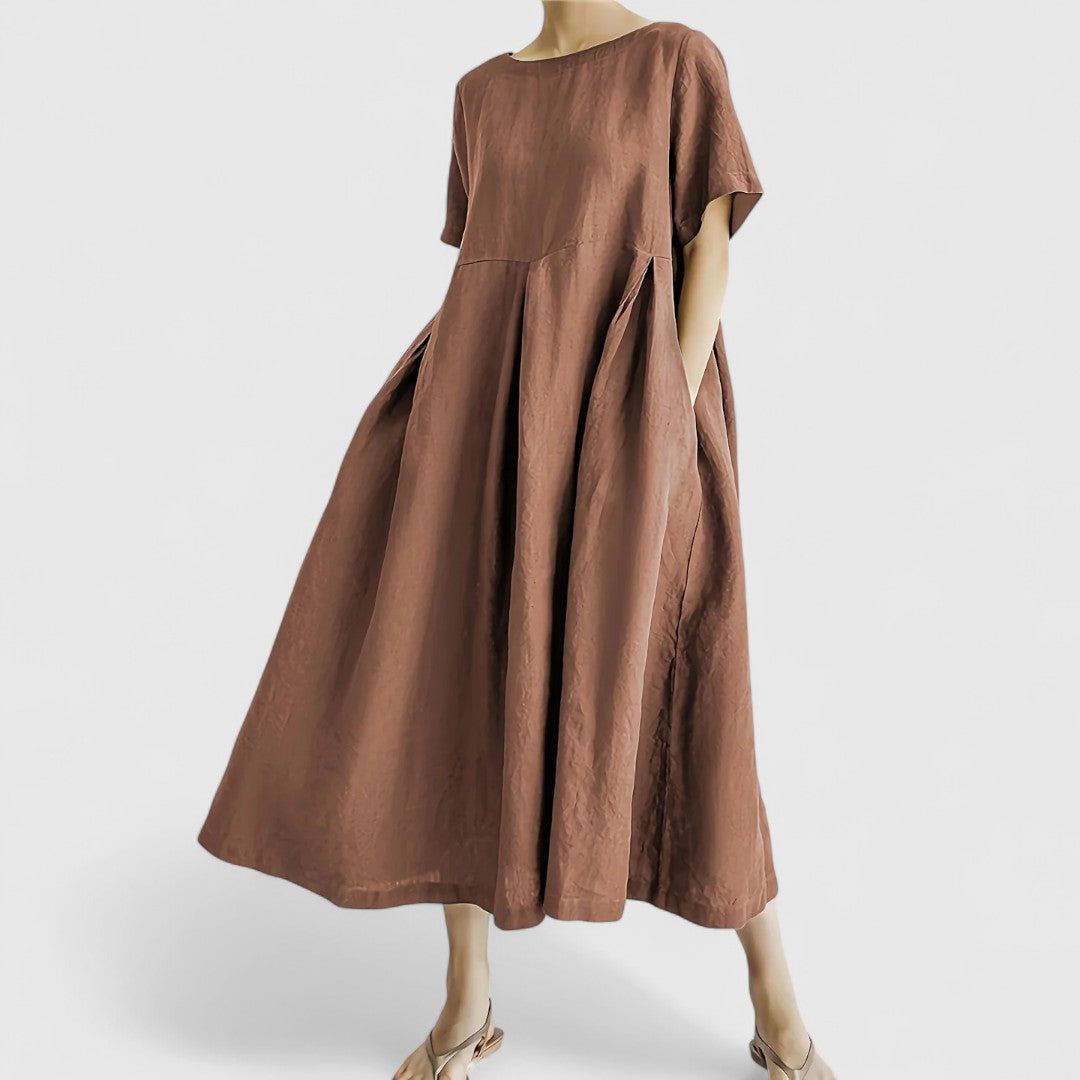 Ellie - Elegante Maxi Abito Coprente per Pancia
