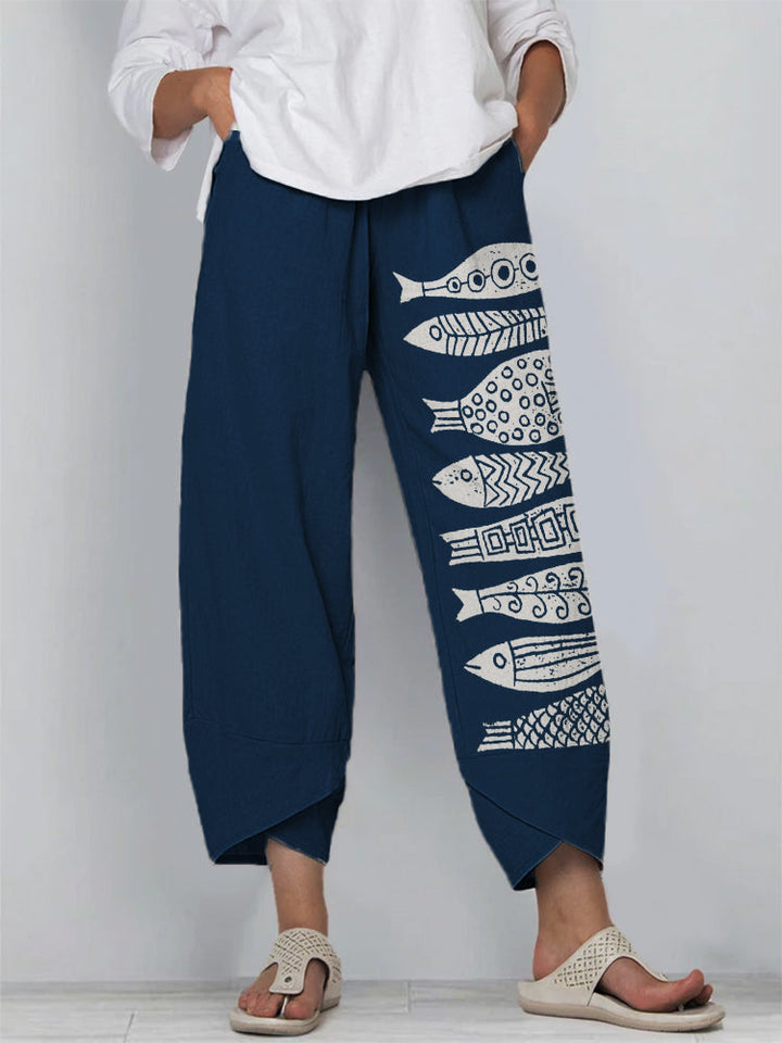Luisa | Pantaloni Stampati Relaxed