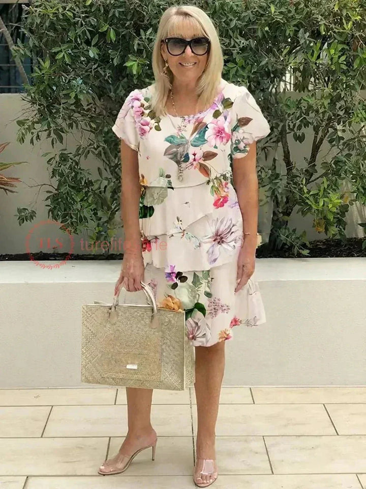 Amabel – Abito Midi Boho Stampato