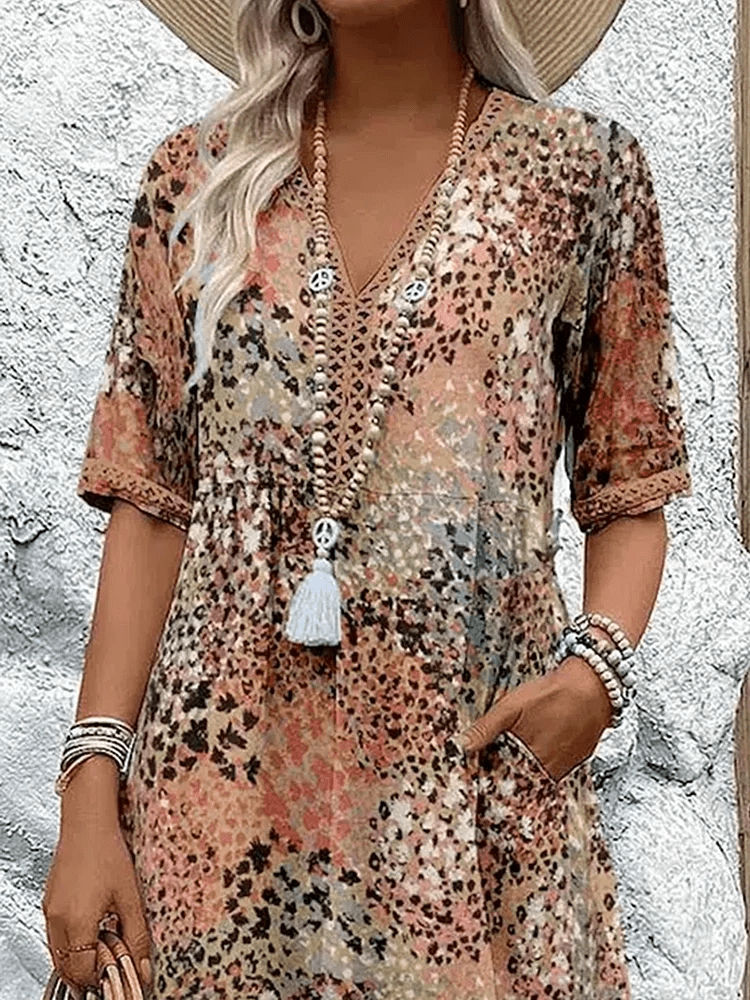 Averie – Vestito Midi Boho Stampato