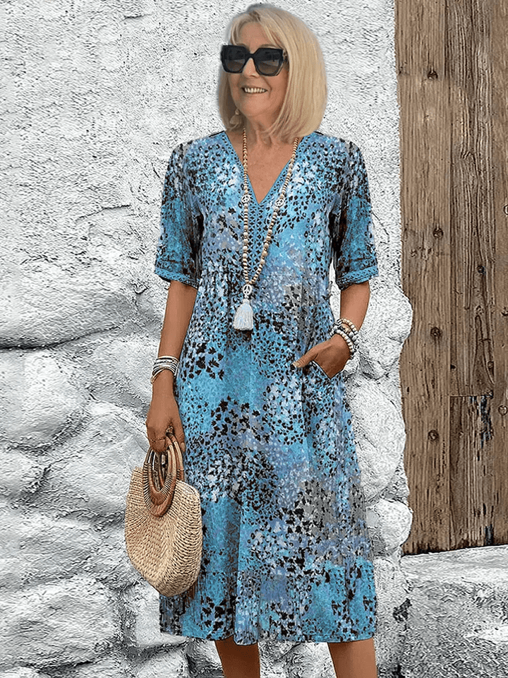 Averie – Vestito Midi Boho Stampato