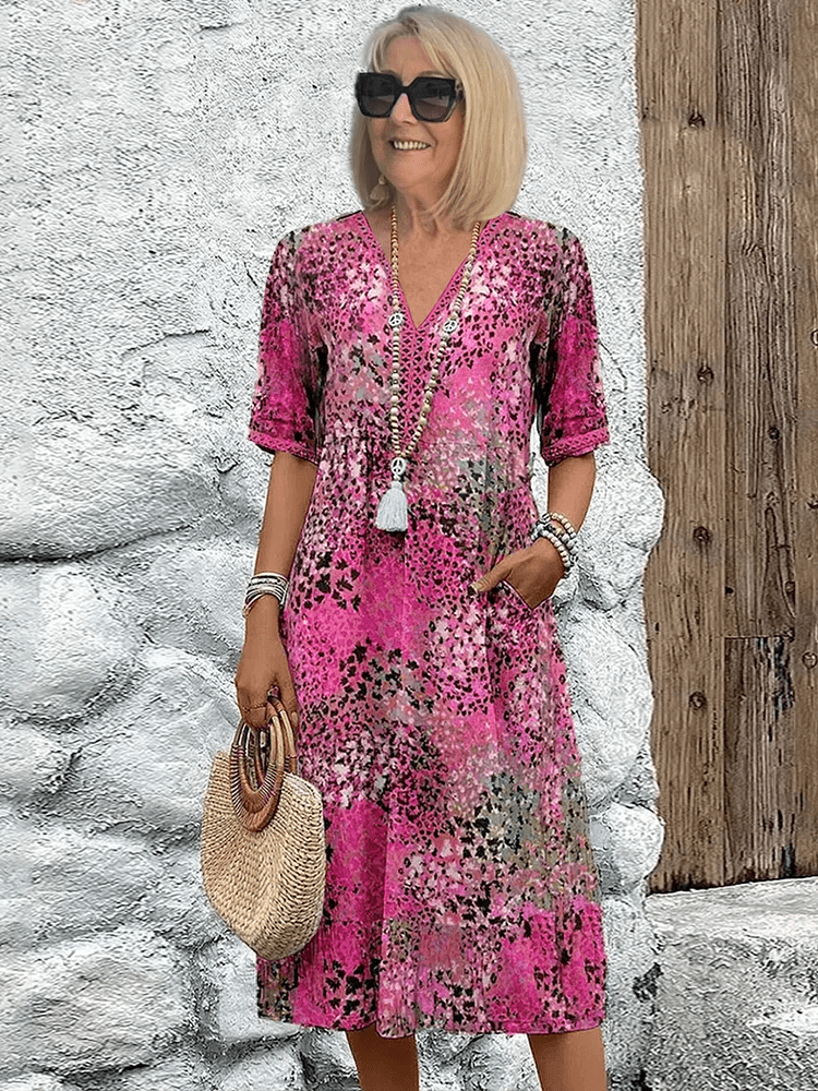 Averie – Vestito Midi Boho Stampato