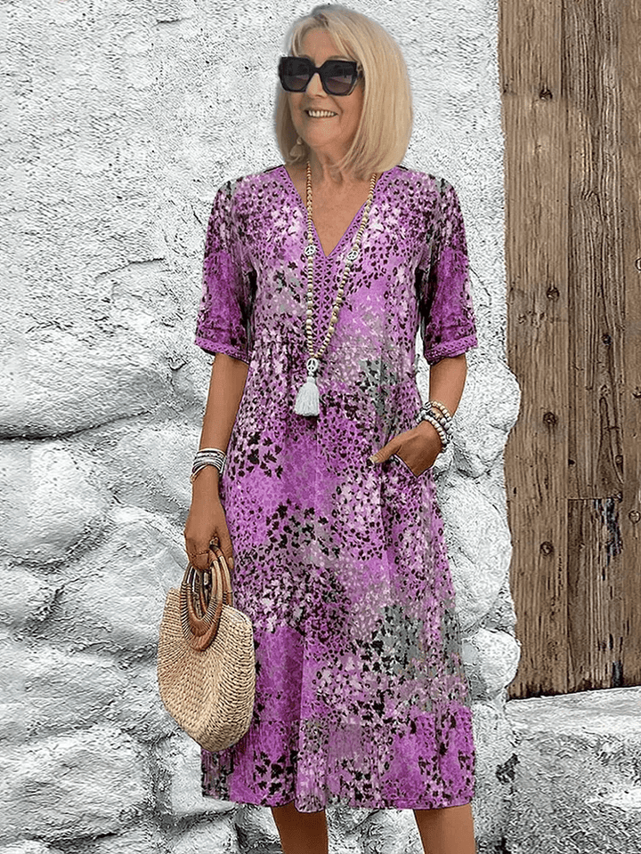 Averie – Vestito Midi Boho Stampato