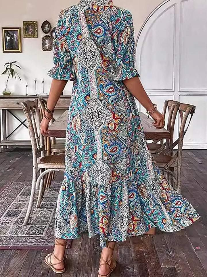 Ailsa – Abito Midi Boho Stampato
